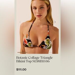 Agua de Coco bikini top size M